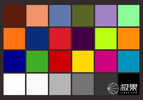 极果君准备了三个测试环节,第一个是24色色卡打印,第二个是测试页打印