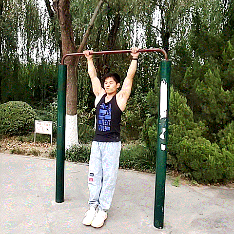 入手单杠l式的第一步——悬挂屈膝