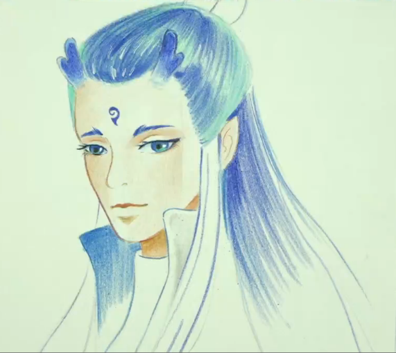 彩铅步骤|"画个敖丙"他是龙族脱离深海炼狱的希望,他敢于做自己