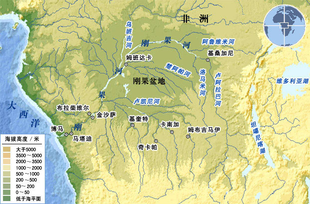 刚果河水文图片