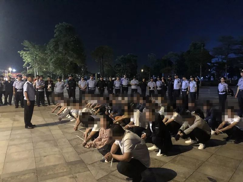 【防城港：“传销佬”将白鹭公园变“课堂”！警方三路包抄捉人！】(图2)