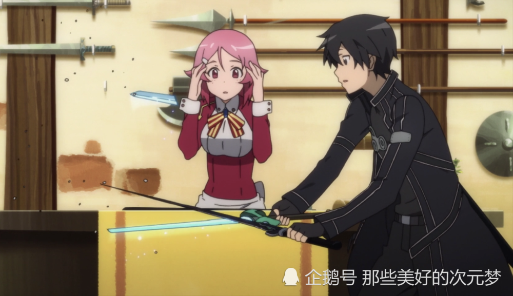 刀剑神域 桐人第二把剑的由来让人感动 其凝聚了两个人的感情 腾讯新闻