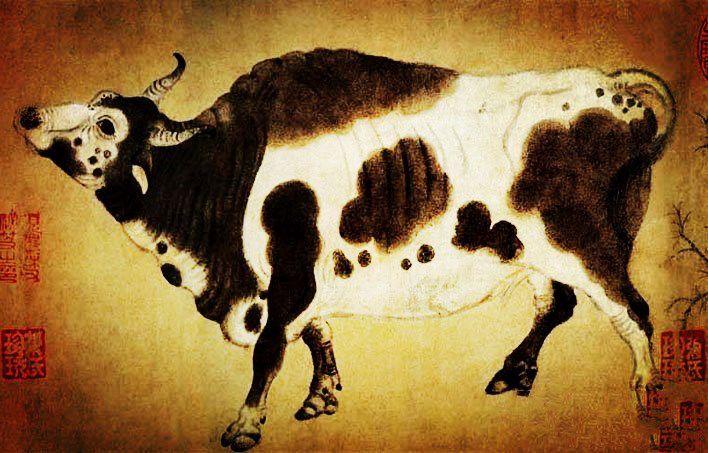 杨兵带你领略华夏丹青兴托春犁韩滉五牛图品鉴