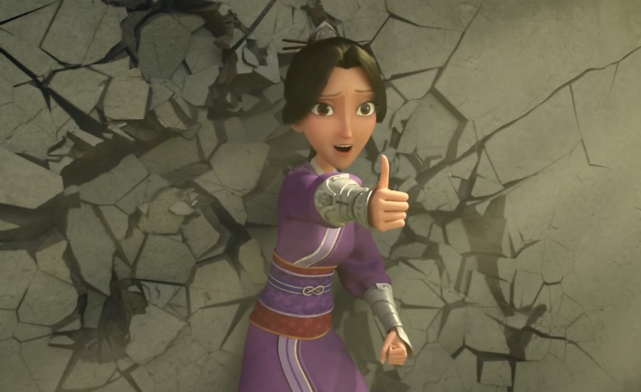 哪吒之魔童降世:殷夫人为了让哪吒开心,拼命的样子太令人心疼