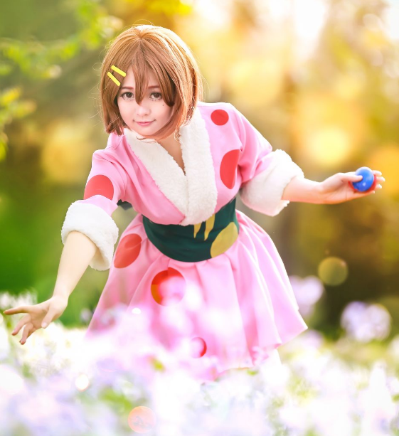 cosplay:轻音少女 平泽唯 甜美和服女神