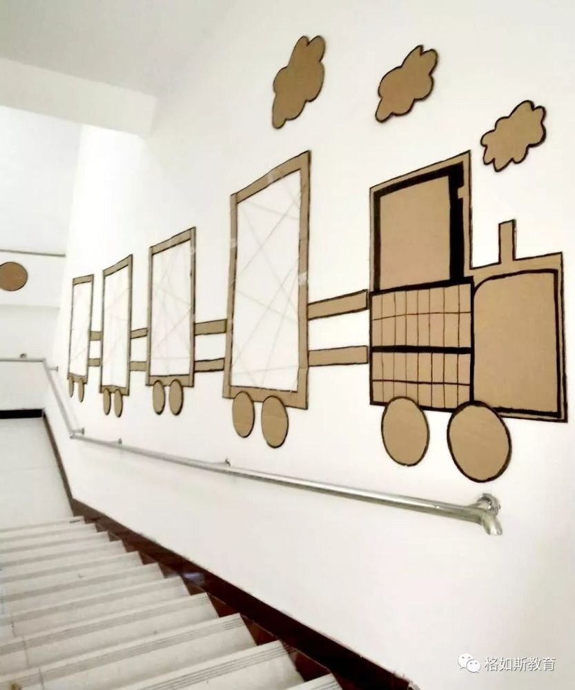 环境创设废纸箱环创美出天际