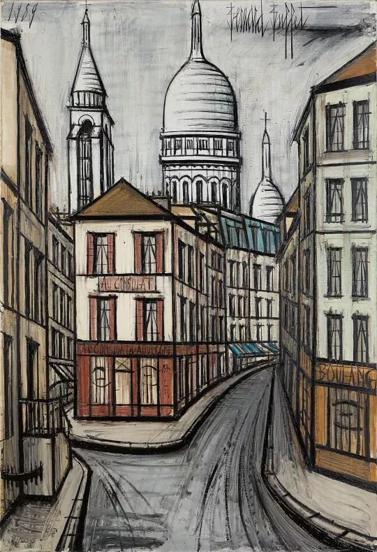 贝尔纳·布菲——法国表现主义画家_腾讯新闻