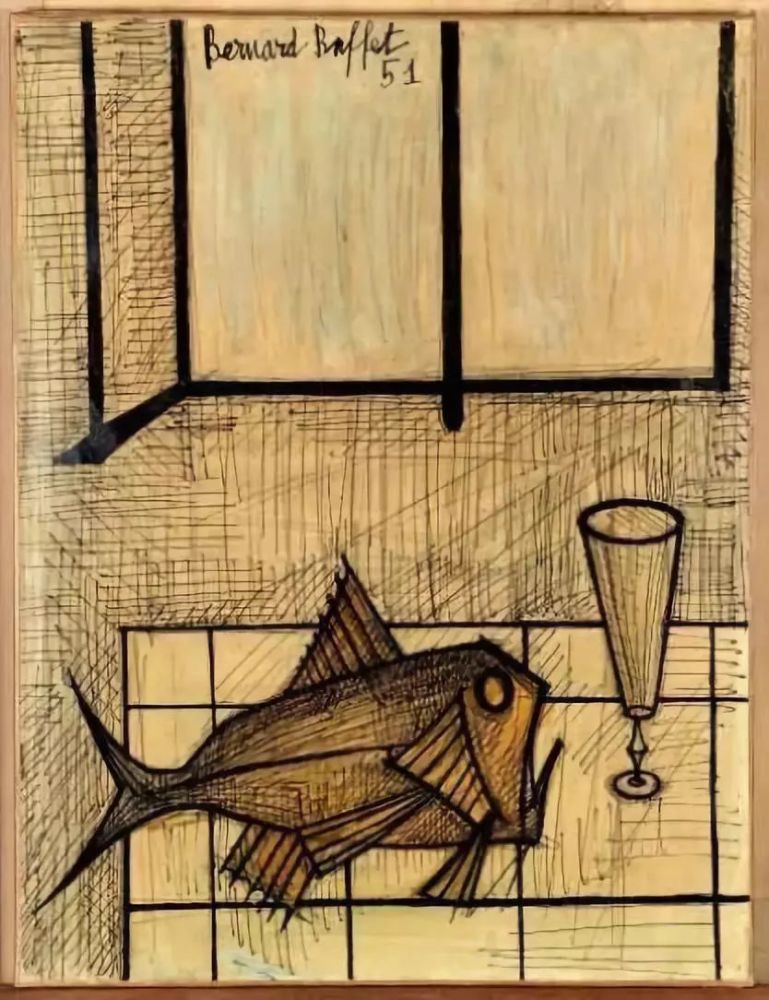 贝尔纳·布菲——法国表现主义画家_腾讯新闻