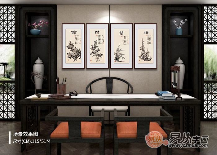 挂画|书房这样挂画，才具备成功者的潜力！