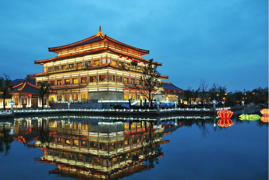 被称为中国最大的仿唐建筑群:大唐芙蓉园