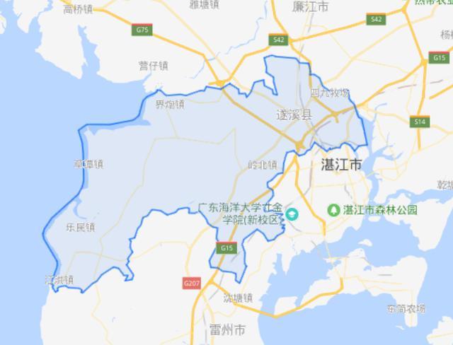 首先,遂溪縣,隸屬廣東省湛江市.