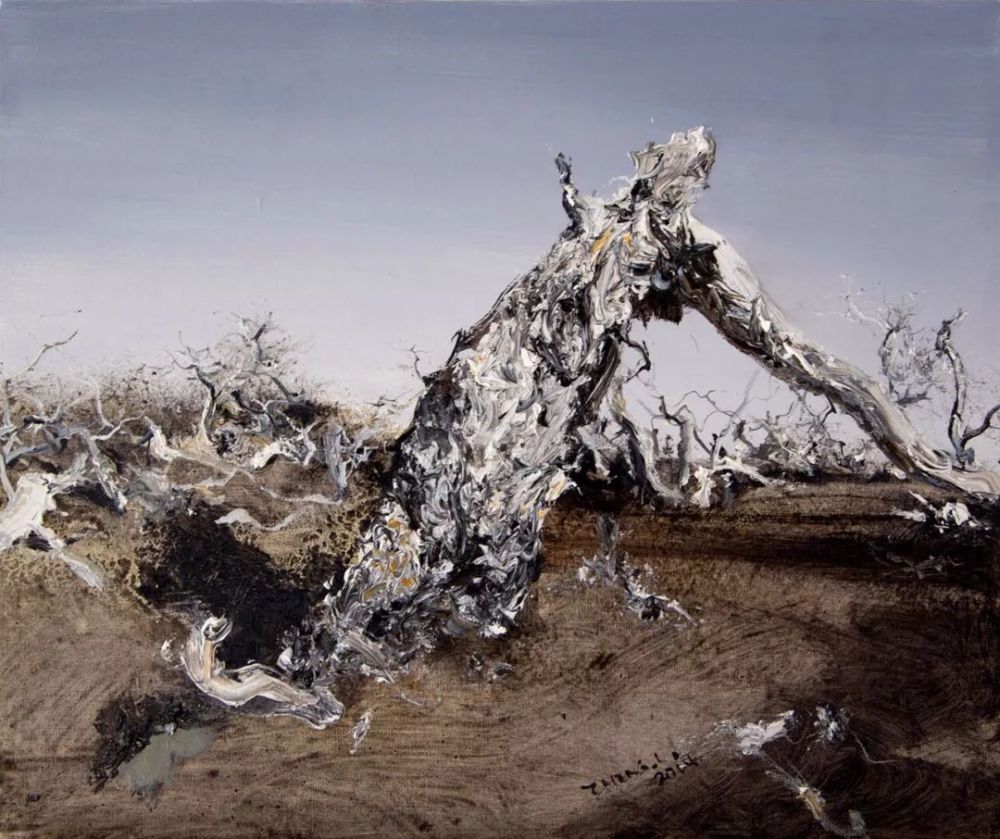 崖柏绘画——郑亮