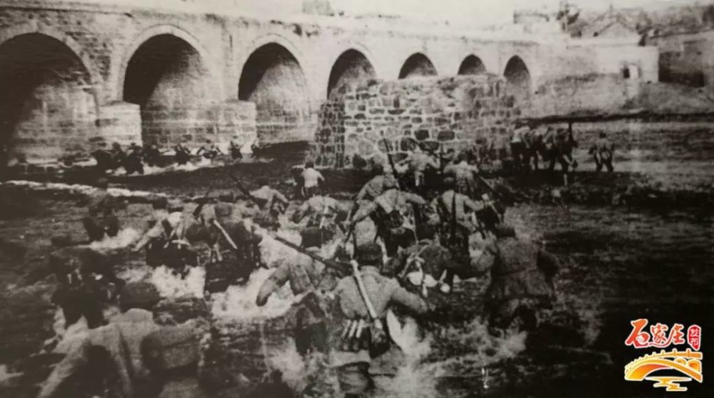 我军突破井陉城墙.我军占领井陉煤矿.