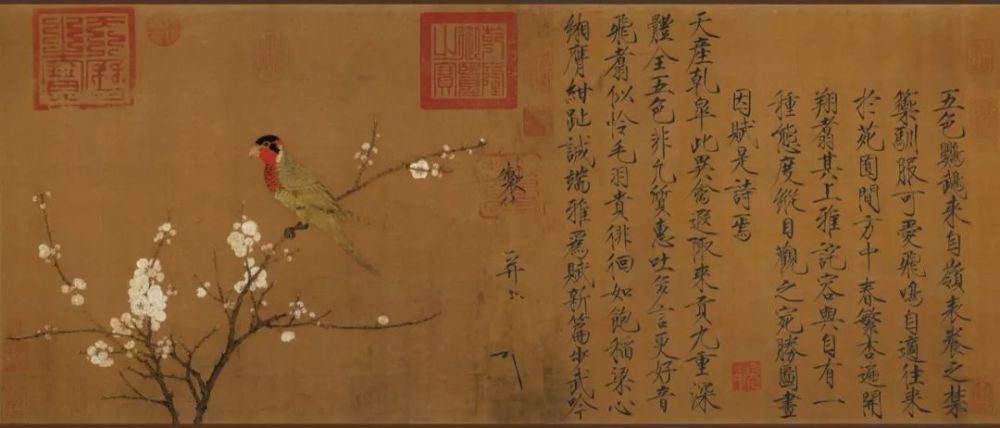 写生珍禽图|【博闻强识】宋画，中国丹青史的高峰！