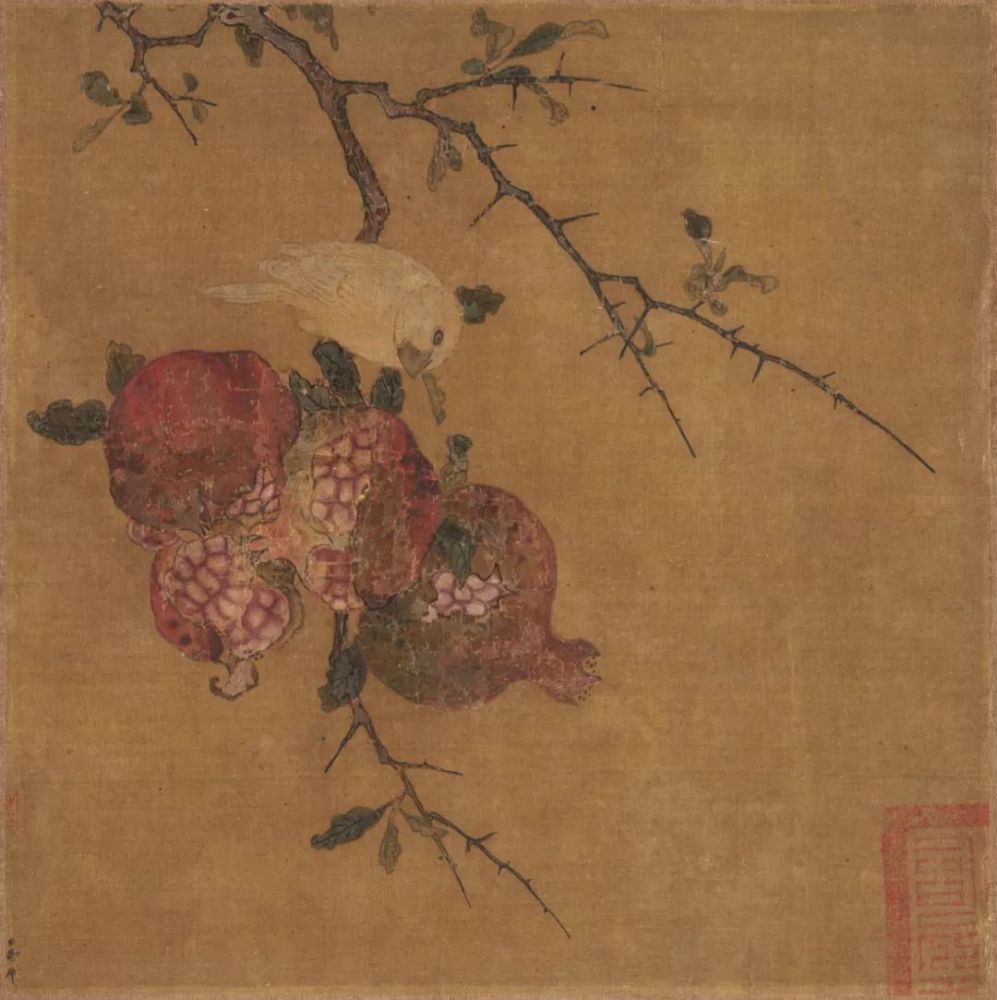 写生珍禽图|【博闻强识】宋画，中国丹青史的高峰！