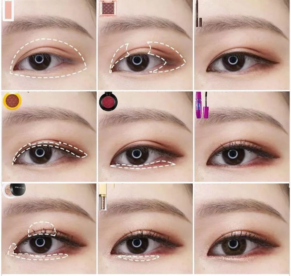 二十款美醉了的眼妆教程 第一款 漂亮的眼妆就是这样一步步画出来的
