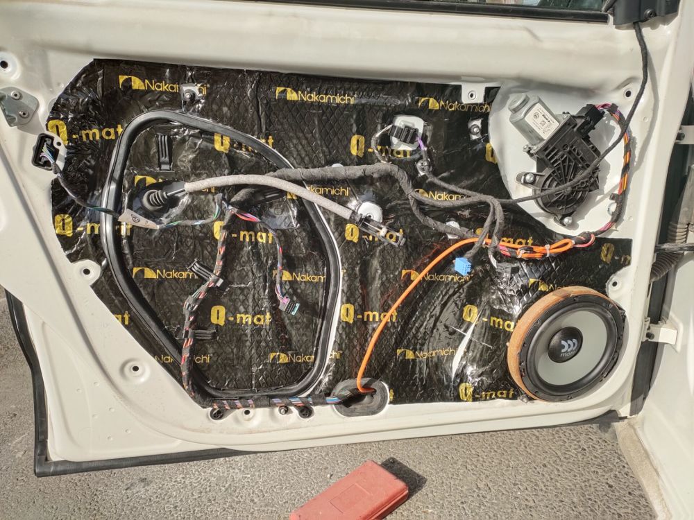 淄博大众polo音响改装升级以色列摩雷网红配置