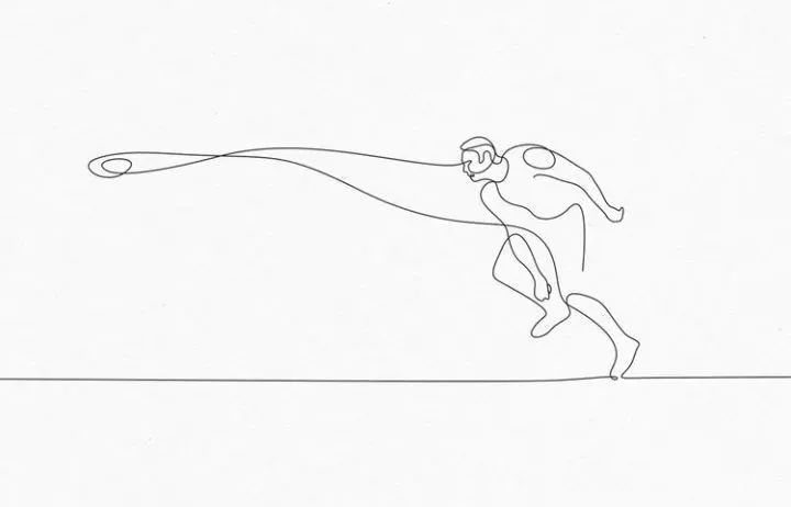 把极简艺术做到极致他用一根连续不断的线条征服众人