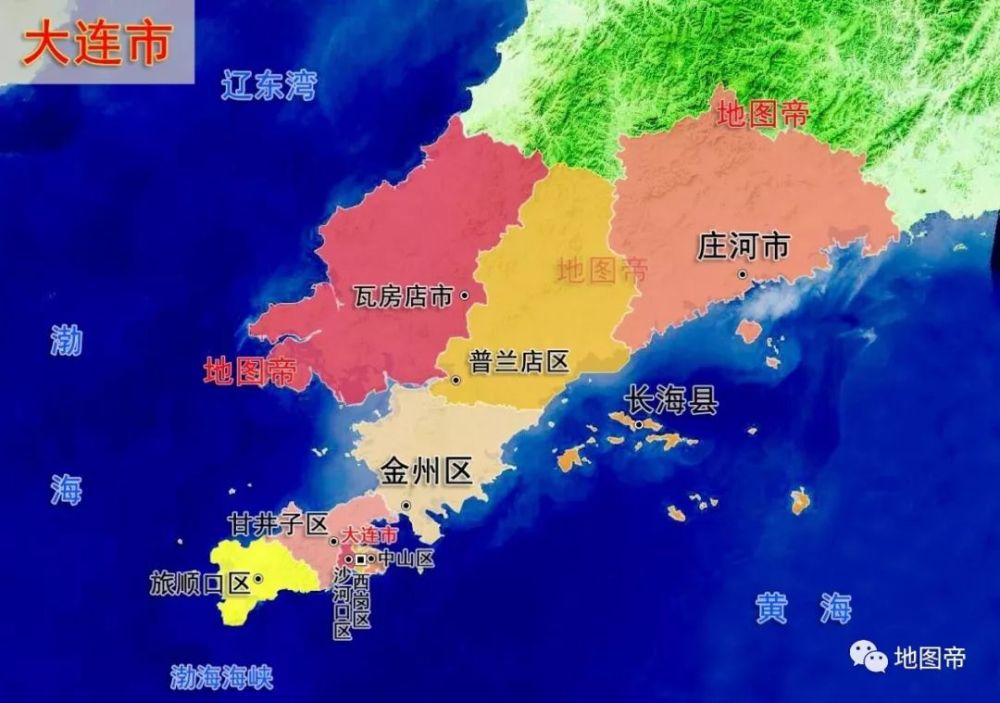 一,东北地区唯一的出海口;二,大连西临渤海,东临黄海;三,大连的旅顺口