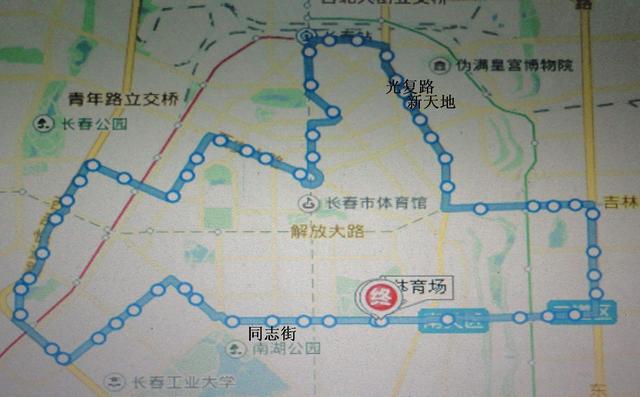 長春80路公交車路線圖