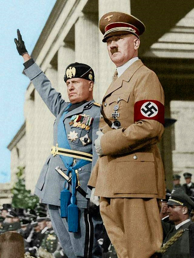 三个 战争狂魔 最后下场 墨索里尼被鞭尸 东条英机被绞死 希特勒被焚尸 腾讯新闻