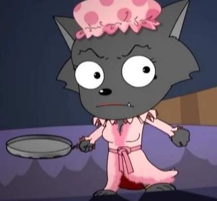 红太狼除了红长袍没衣服穿?换上"粉睡衣"后,网友:酸灰太狼!