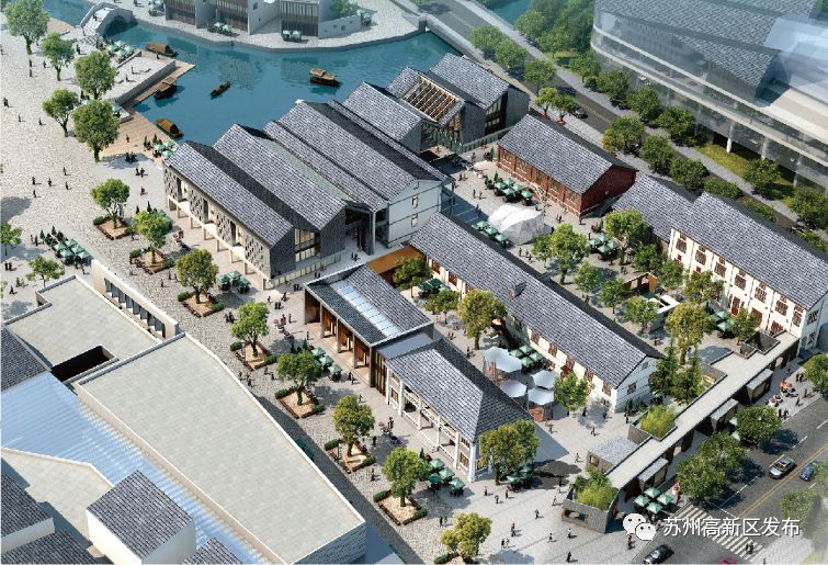 除此以外,浒墅关大码头蚕里街区,围绕大运河文化,打造蚕里,剧原,晓学