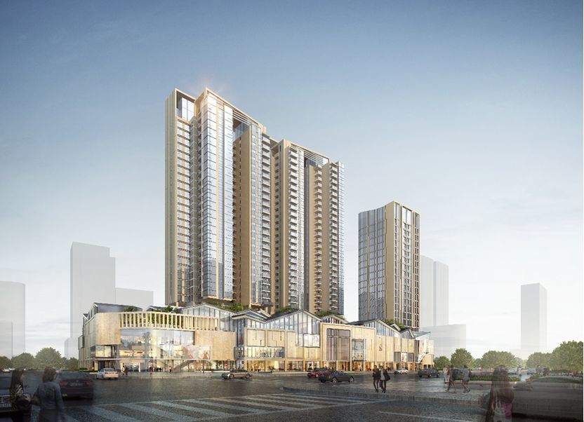 越秀区泰康路商住楼烂尾地变身高端综合体,房价已是地价20倍!