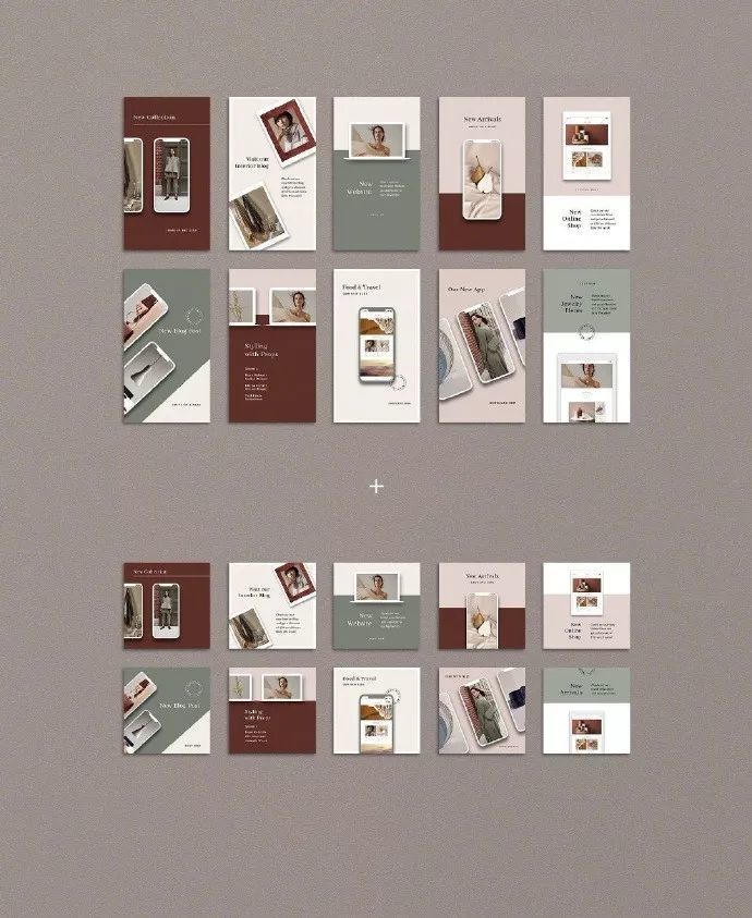 【版式设计】一组简约,优雅的图文排版设计.