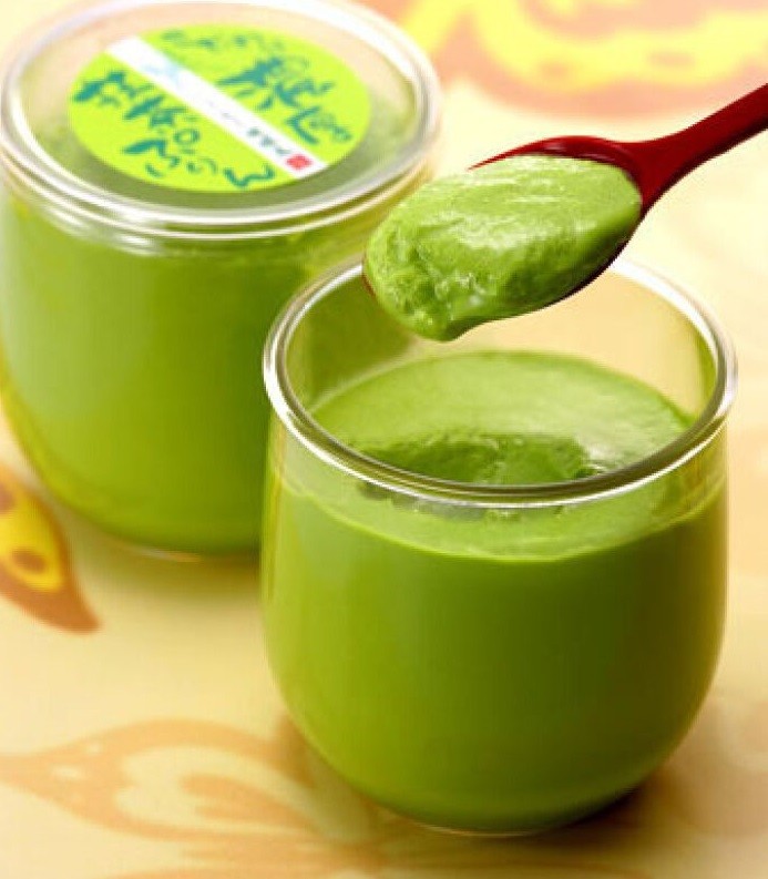 抹茶布丁的制作过程