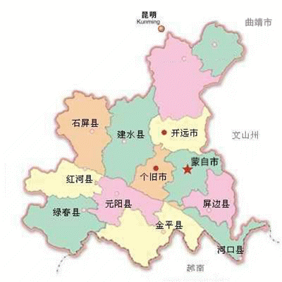 弥勒乡镇地图图片