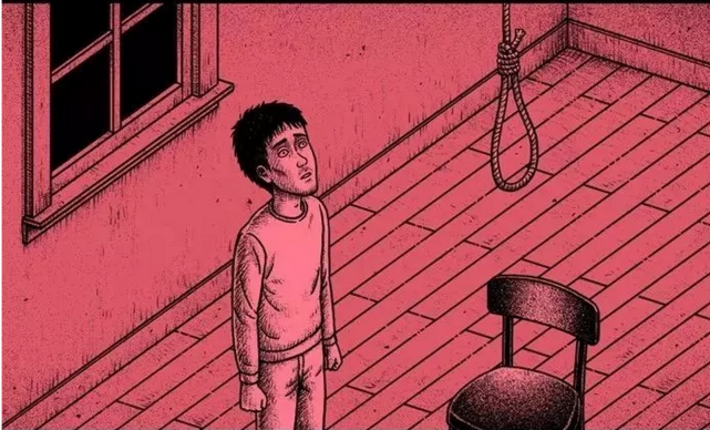 悬疑漫画:男孩的轻生行为,在别人眼中不过是装饰品而已