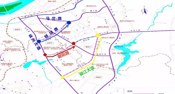 刚刚桔颂路夷陵区段试通车