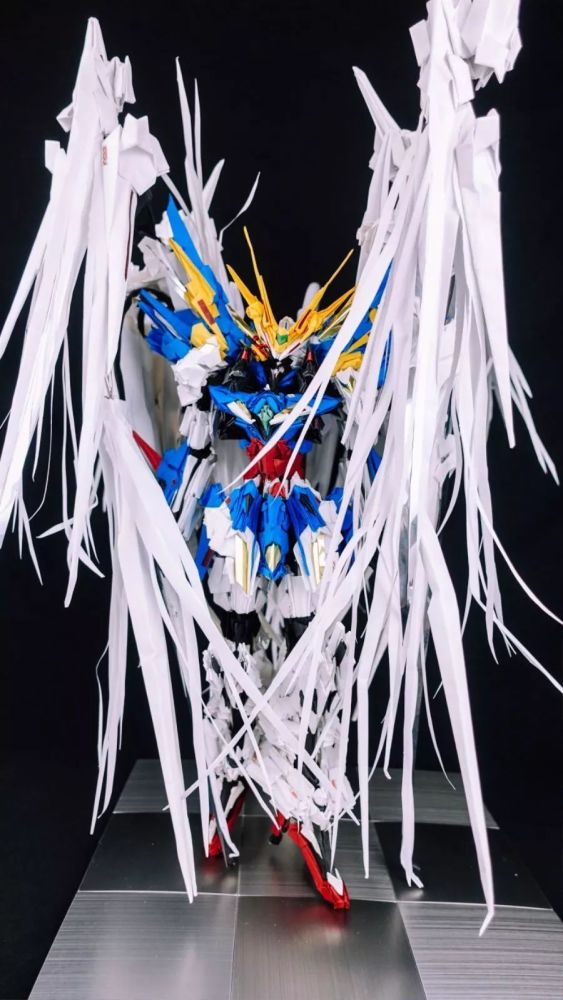 谁说纸模一定要打印图纸,看看折纸折出来的零式飞翼