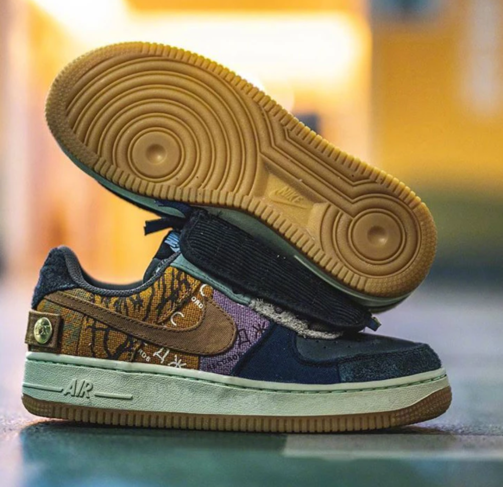 彩色拼接!鞋盒也是高规格!ts x af1