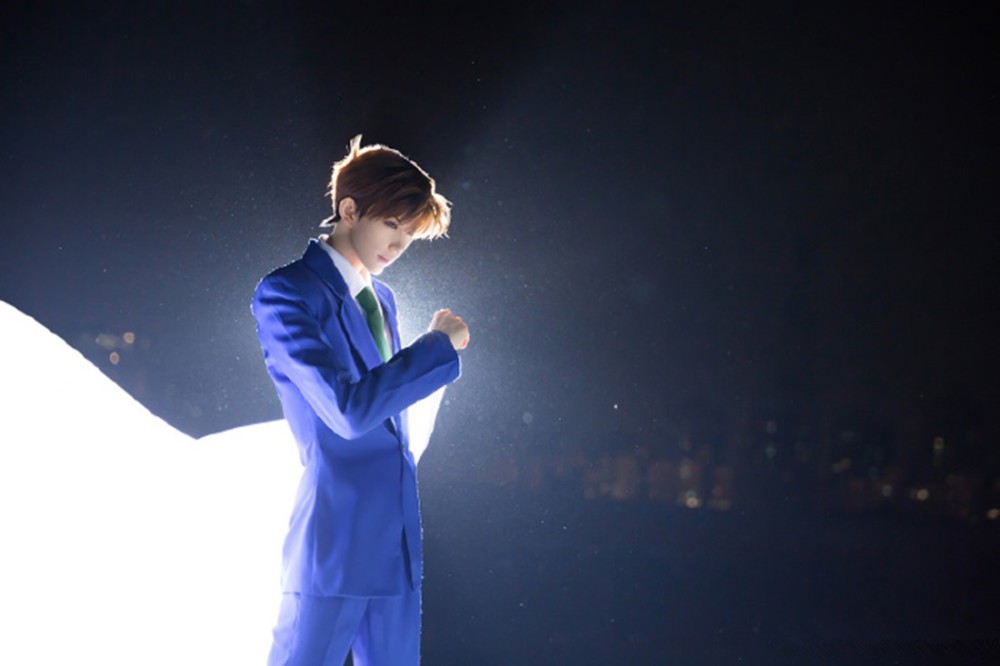 熊祁不舍粉丝再次回归二次元再次cos怪盗基德和工藤新一