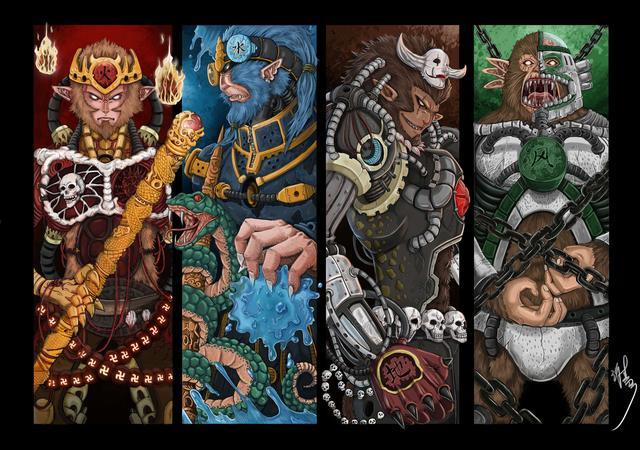 混世四猴到底谁更厉害,齐天大圣孙悟空排名垫底第一名太过逆天