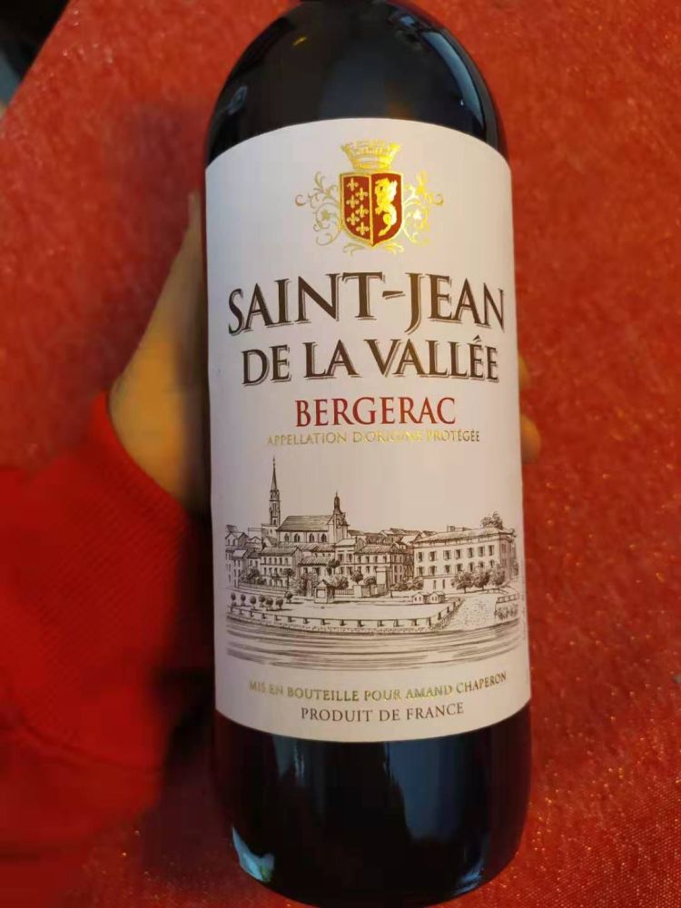 jean de la vallée)这个品牌系列酒,来自于贝霞克产区(bergerac)