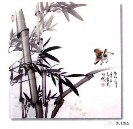 教你怎样画国画 国画入门基础技法:画竹子要点