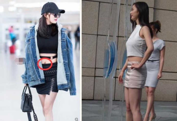 杨幂大胆挑战8cm露脐装!叉腰挤出赘肉那刻,万千男粉顿时失控