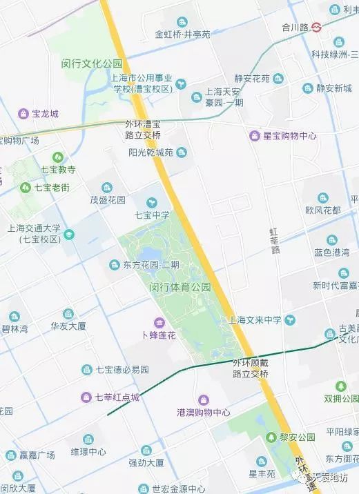 走廊|外环线|上海|热带风暴水上乐园|宝龙美术馆|闵行体育公园|闵行区