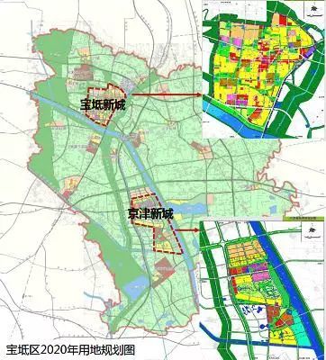 重磅消息:宝坻新城2020规划图新鲜出炉,现在的宝坻规划是个什么样?