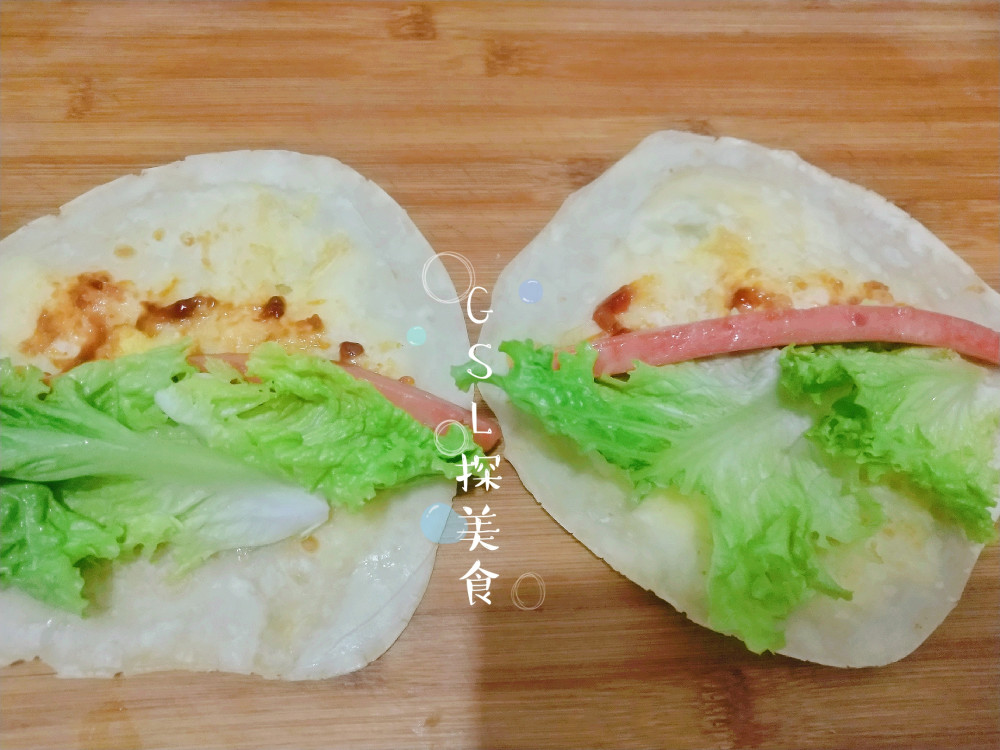 家常鸡蛋灌饼的做法,跟我这样做,个个起大泡,饼皮酥脆蛋鲜香