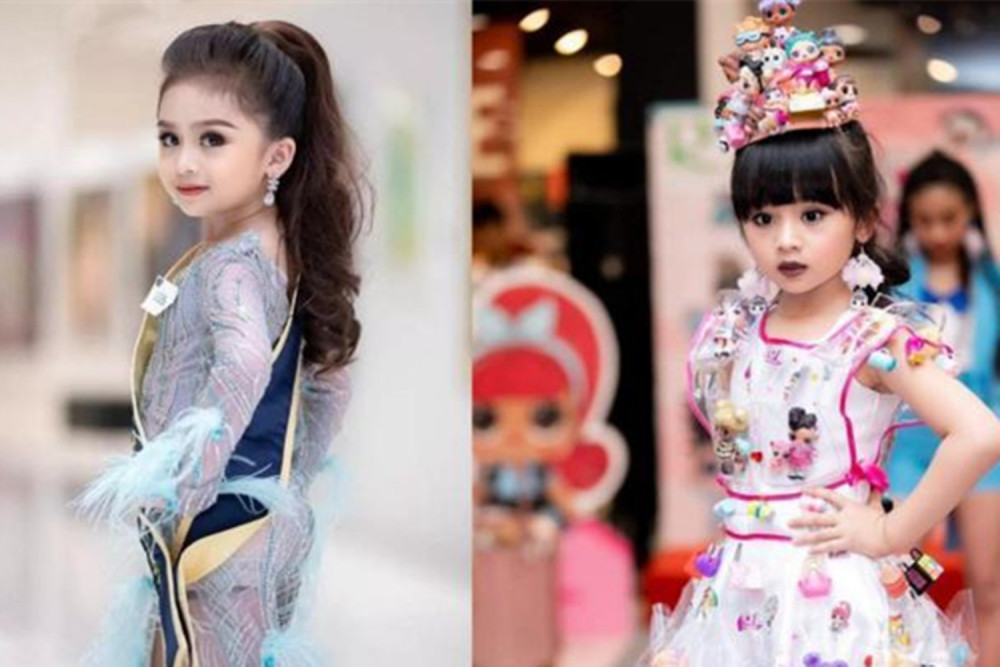 6岁小萝莉获泰国女童选美冠军 网友:
