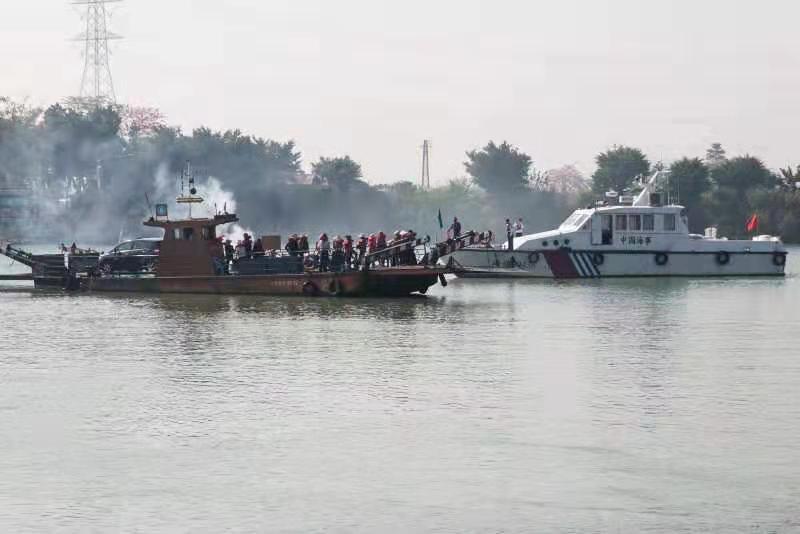 从 看 新会区开展水上 渡口渡船水上救援 大练兵 腾讯新闻