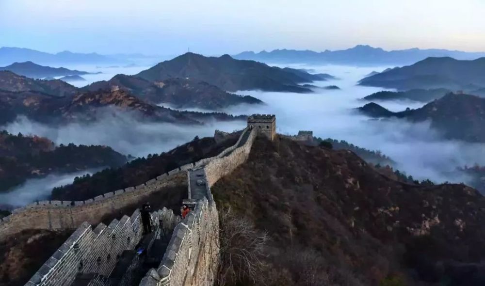 金山岭长城冬日之美,从来不止一种模样!