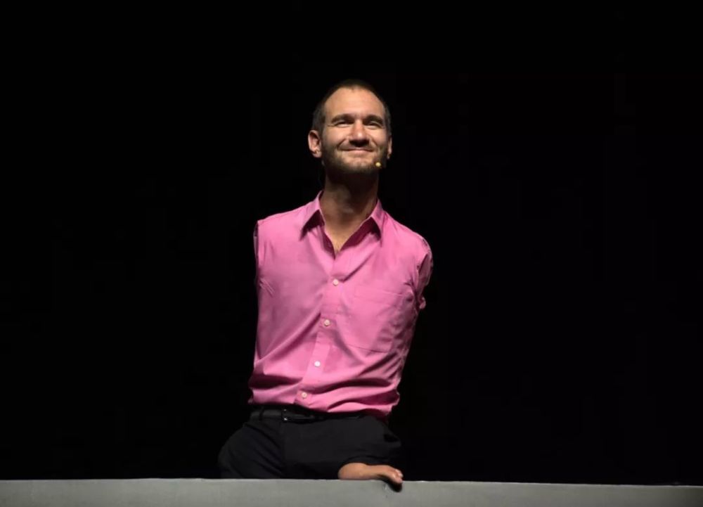 这话的是一位海豹肢症患者任何事都有可能」只要你继续向前但只要你挺