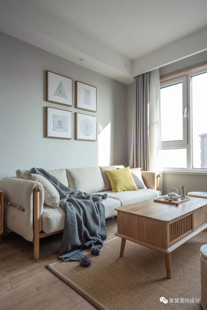 77㎡日式风格两居,女儿送给父母的温暖舒适宜居小家