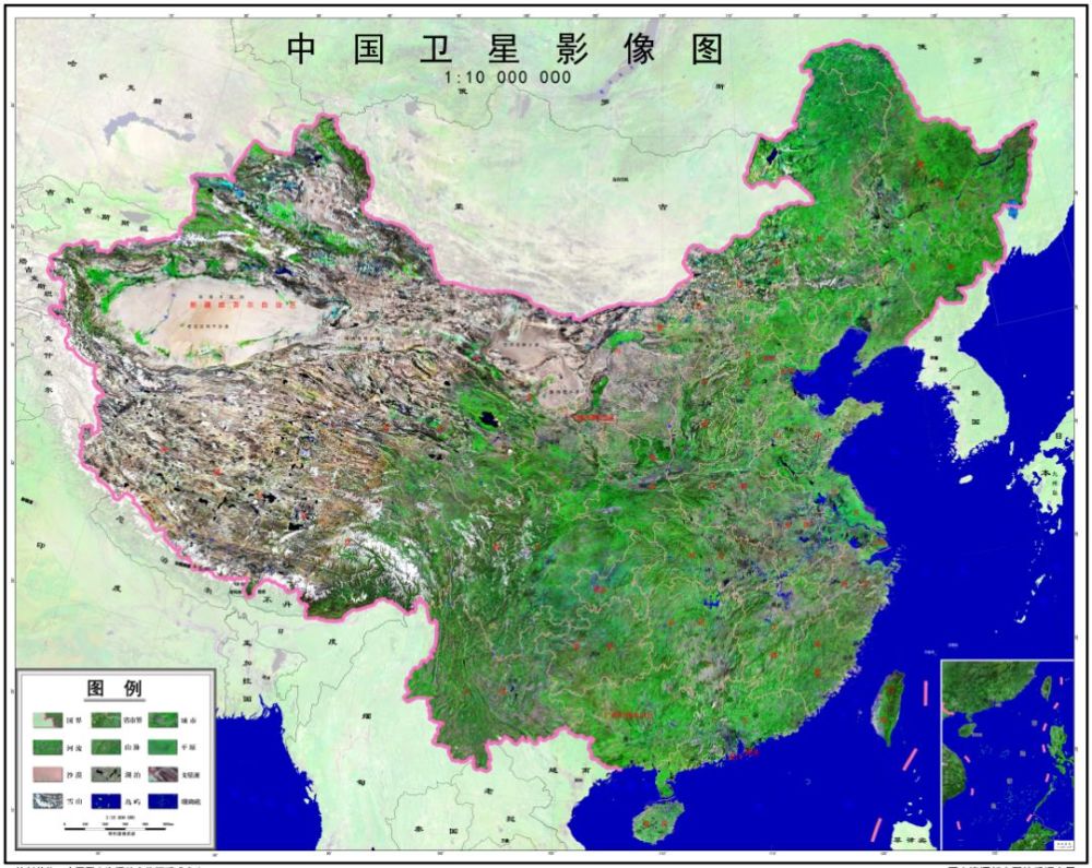 中國衛星影像圖中國黑土分佈圖中國河流與天然湖泊分佈圖中國溼地分佈