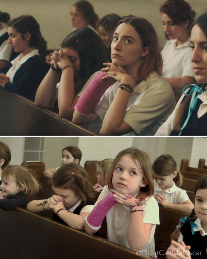 别小瞧小孩,小朋友神还原经典电影场景